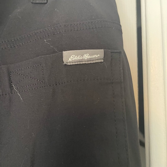 Men's Eddie Bauer Nylon Black Pants - Picture 3 of 6